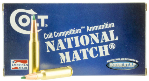Colt Ammo 308W155CT National Match  308 Win/7.62 NATO 155 GR Match 20 Bx/ 50 Cs