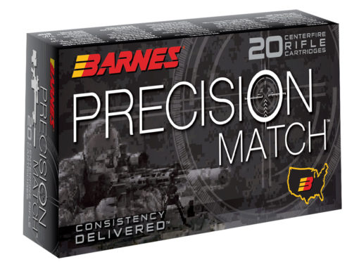 Barnes Bullets 30846 Precision Match  5.56x45mm NATO 69 gr OTM Boat Tail 20 Bx/ 10 Cs